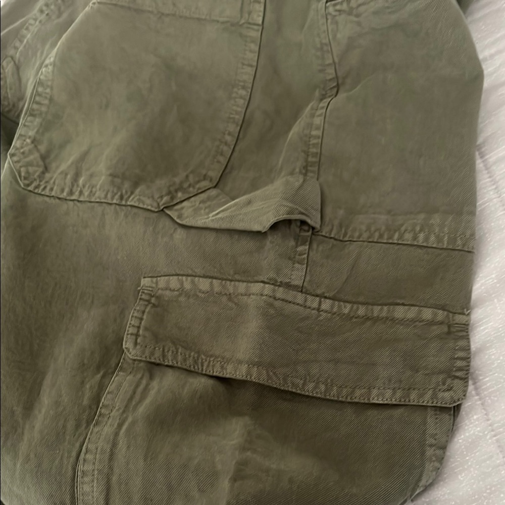 NWT Industry Republic Cargo Pants Lyocell Linen
Cotton Straight Leg Women's Sz10 - Picture 17 of 17